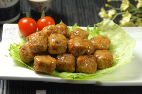 名古屋コーチン肉だんご　甘酢あえ（冷凍）