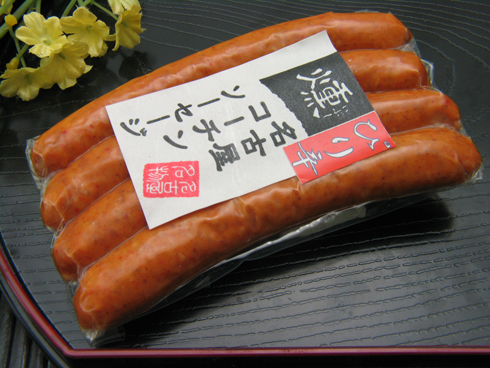 名古屋コーチンピリカラ　ソーセージ